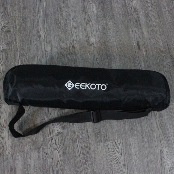 GEEKOTO 77” Camera Tripod with 360° Ball Head Black/Orange - Picture 5 of 5